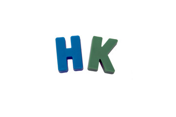 Letter magnets  HK