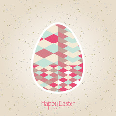 easter eggs retro pattern