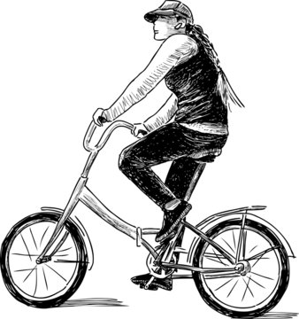 girl on the bike