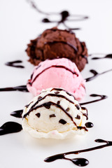 Three Flavors Of Ice Cream