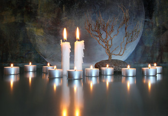 Kerzen, mystisch