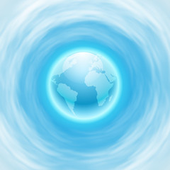 Background with globe
