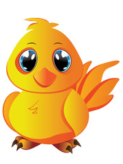 Cartoon Yellow Chicken