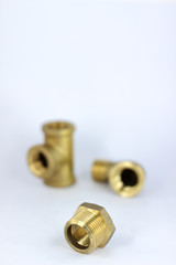 Pipe brass fitting.