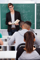 Teacher Teaching Mathematics To Students