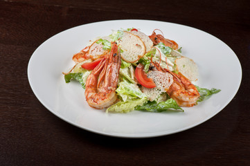 Tasty shrimp salad