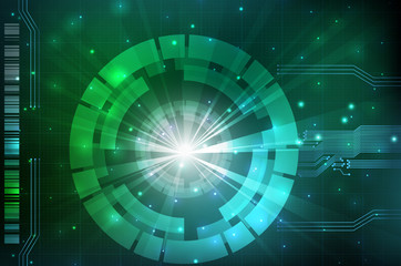 Hightech Hintergrund grün