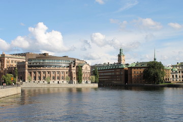 Fototapeta na wymiar The Swedish Parlament IX