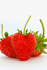 Fruit strawberry red.