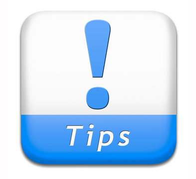 helpful tips button