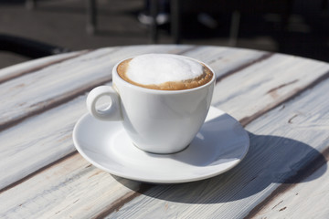 cup of cappuccino