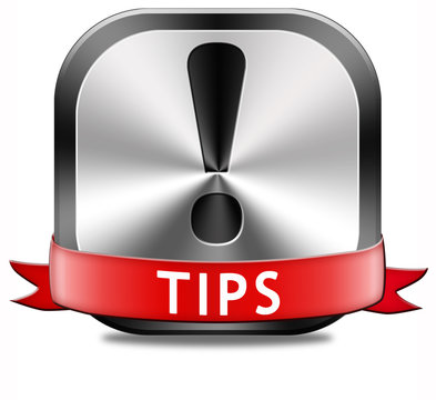 helpful tips button