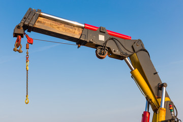 Crane with detail of a jib