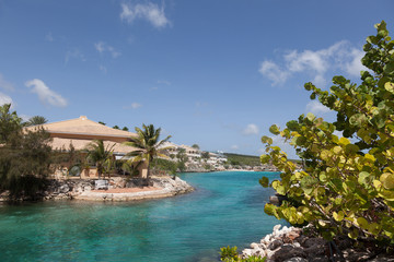 Fototapeta na wymiar Lions dive Resort Curacao 