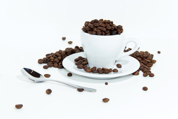 Coffee Beans In Cup