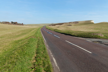 Road in East Sussex, England.