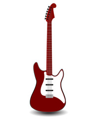 Naklejka premium Guitare électrique