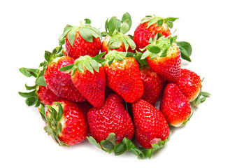  strawberry on white background