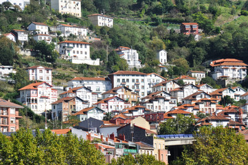 Naklejka premium Neighborhood of Matiko-Ciudad Jardin, Bilbao (Spain)