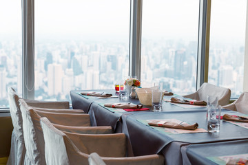 Restaurant in Bangkok in day time
