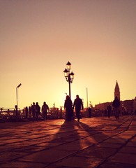 Venice, sunset time