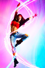 Young woman dancer