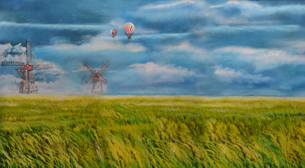 Gemälde Himmel