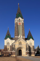 Fototapeta premium Restored church in Brno in Czech Republic