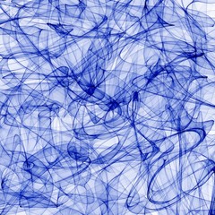 Blue smoke abstract background