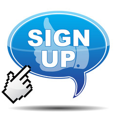 SIGN UP ICON