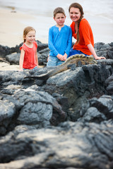 Family at Galapagos