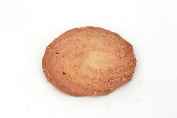 homemade pastry cookies isolated on white background