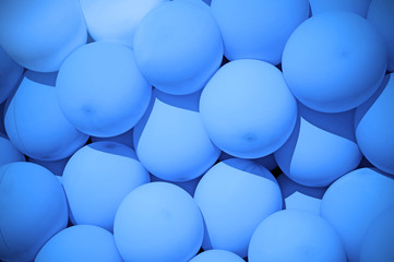 Blue balloons