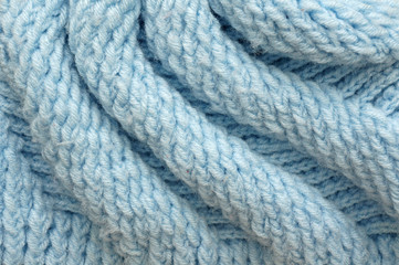 Macro of a woolen Pattern