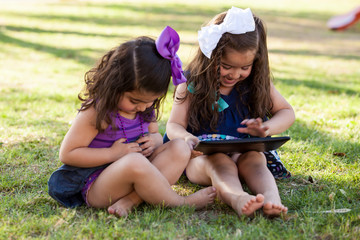 Social networking at a park