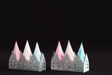  ペーパークラフトの建築物・ビルディング・住宅（プロパティリリース有り）