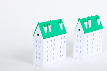  ペーパークラフトの建築物・ビルディング・住宅（プロパティリリース有り）