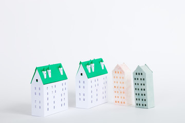  ペーパークラフトの建築物・ビルディング・住宅（プロパティリリース有り）