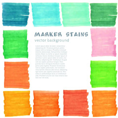 Vector marker stains - 62913152