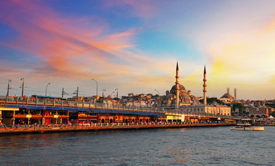 Obraz premium Istanbul at sunset, Turkey