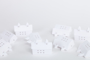  ペーパークラフトの建築物・ビルディング・住宅（プロパティリリース有り）