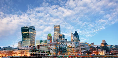 Foto op Plexiglas Skyline van Londen - cityspace, Engeland © TTstudio