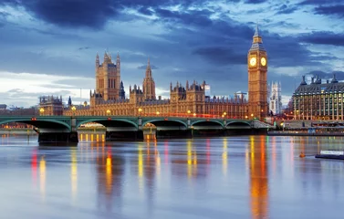 Gartenposter Brücken London - Big Ben und Parlamentsgebäude, UK