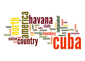 Cuba word cloud
