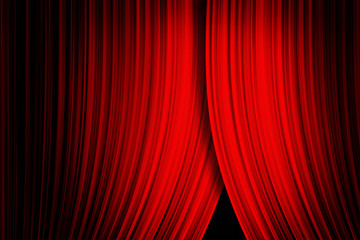 Red curtain