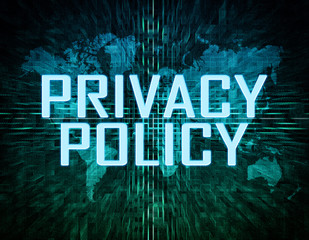 Fototapeta na wymiar Privacy Policy
