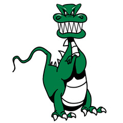 Drache böse Fabeltier witzig Cool Comic