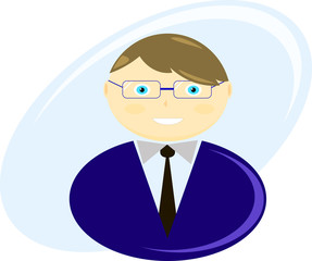 Illustration of a business man