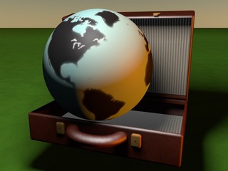 World in a suitcase
