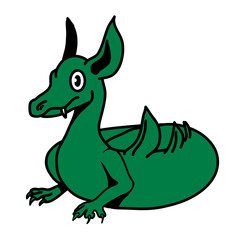 Drache Baby süss comic Design